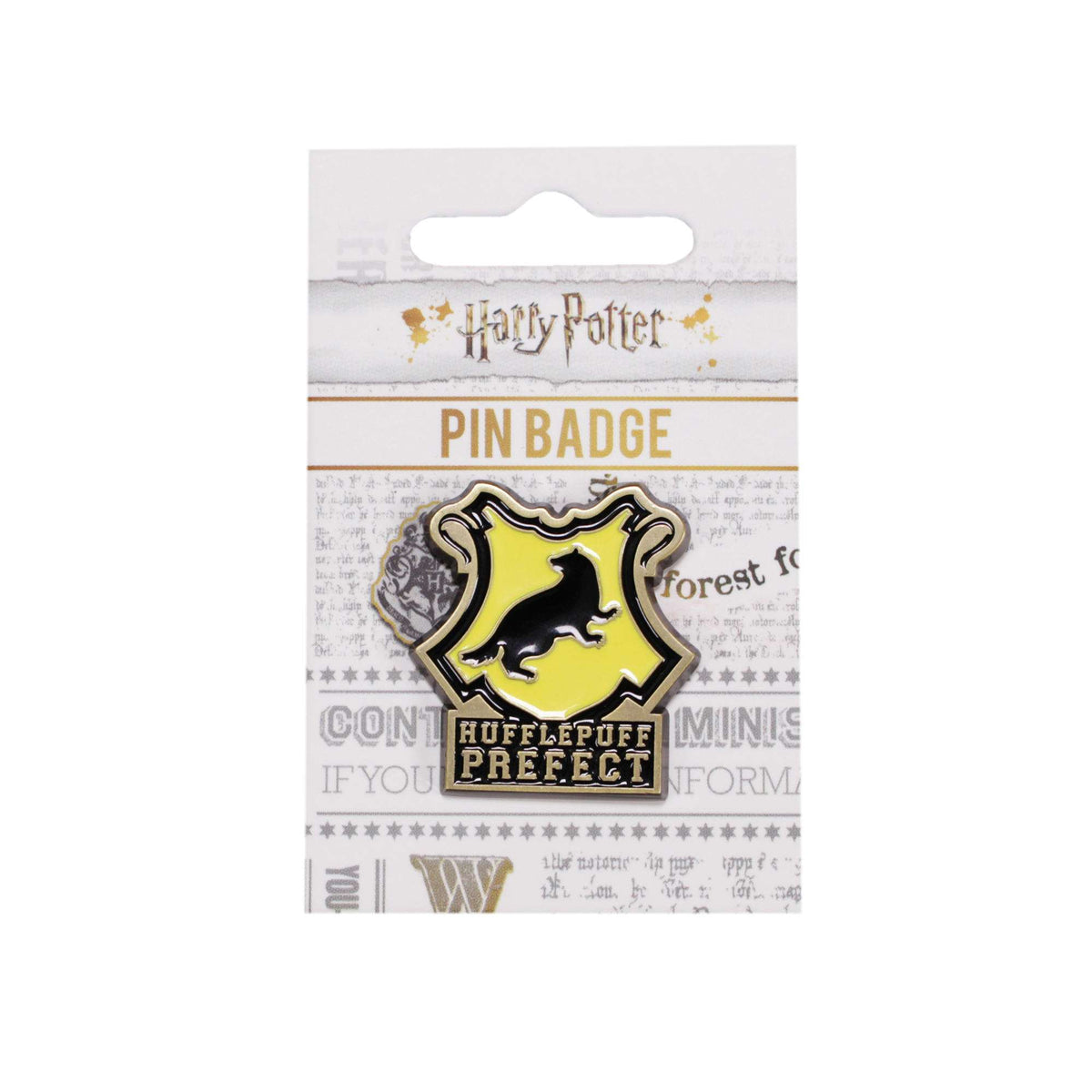 Harry Potter Hufflepuff Prefect Enamel Pin Badge