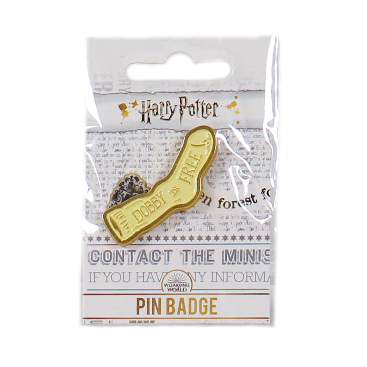 Harry Potter Dobby Metal and Enamel Pin Badge