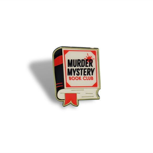 Murder Mystery Book Club Enamel Pin Badge from Pulteney Press