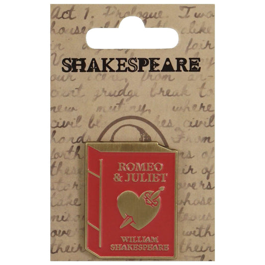 Shakespeare Romeo and Juliet Enamel Pin