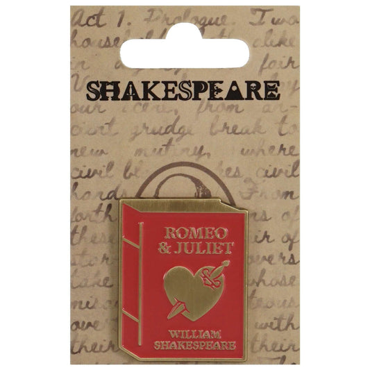 Shakespeare Romeo and Juliet Enamel Pin
