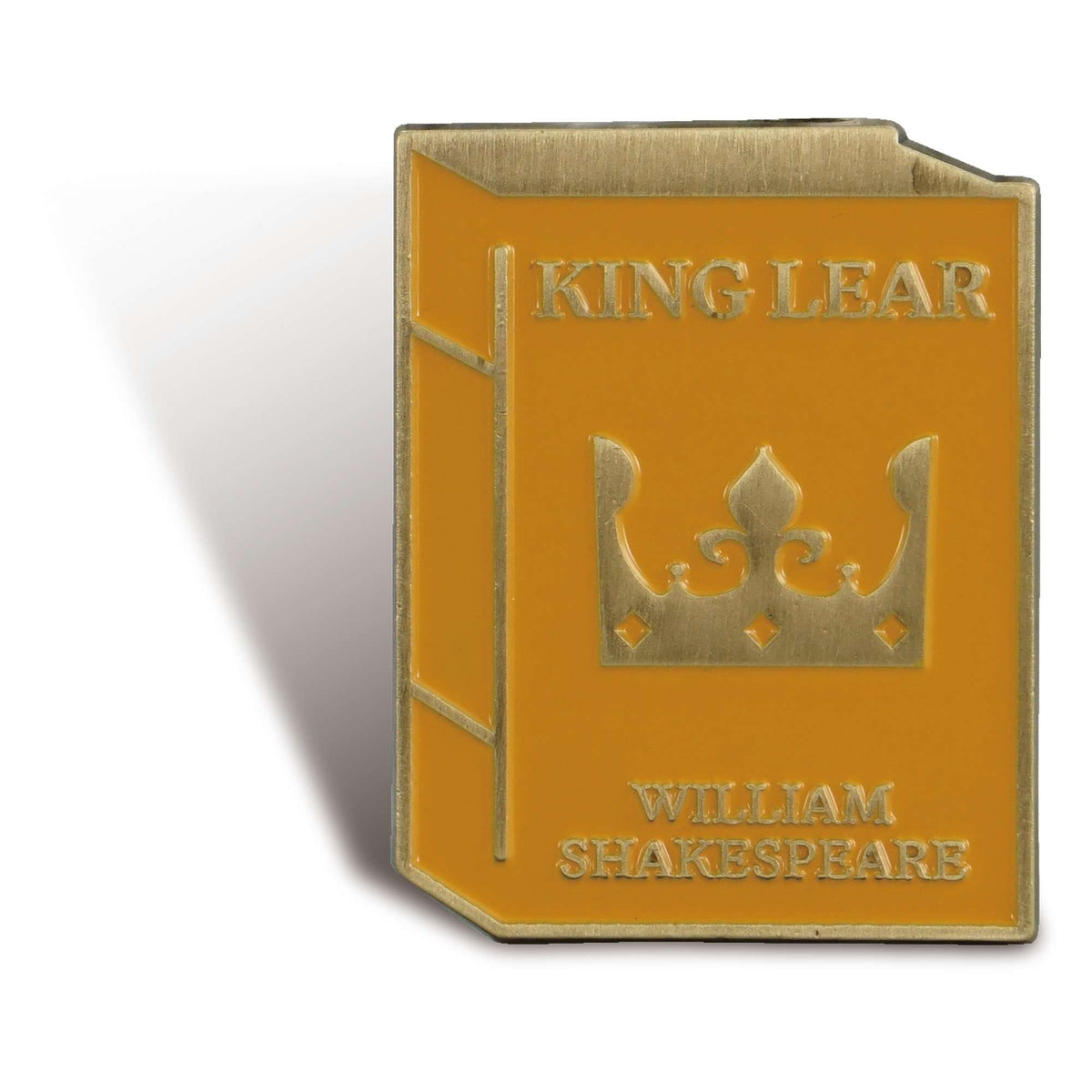 Shakespeare King Lear Crown Enamel Pin