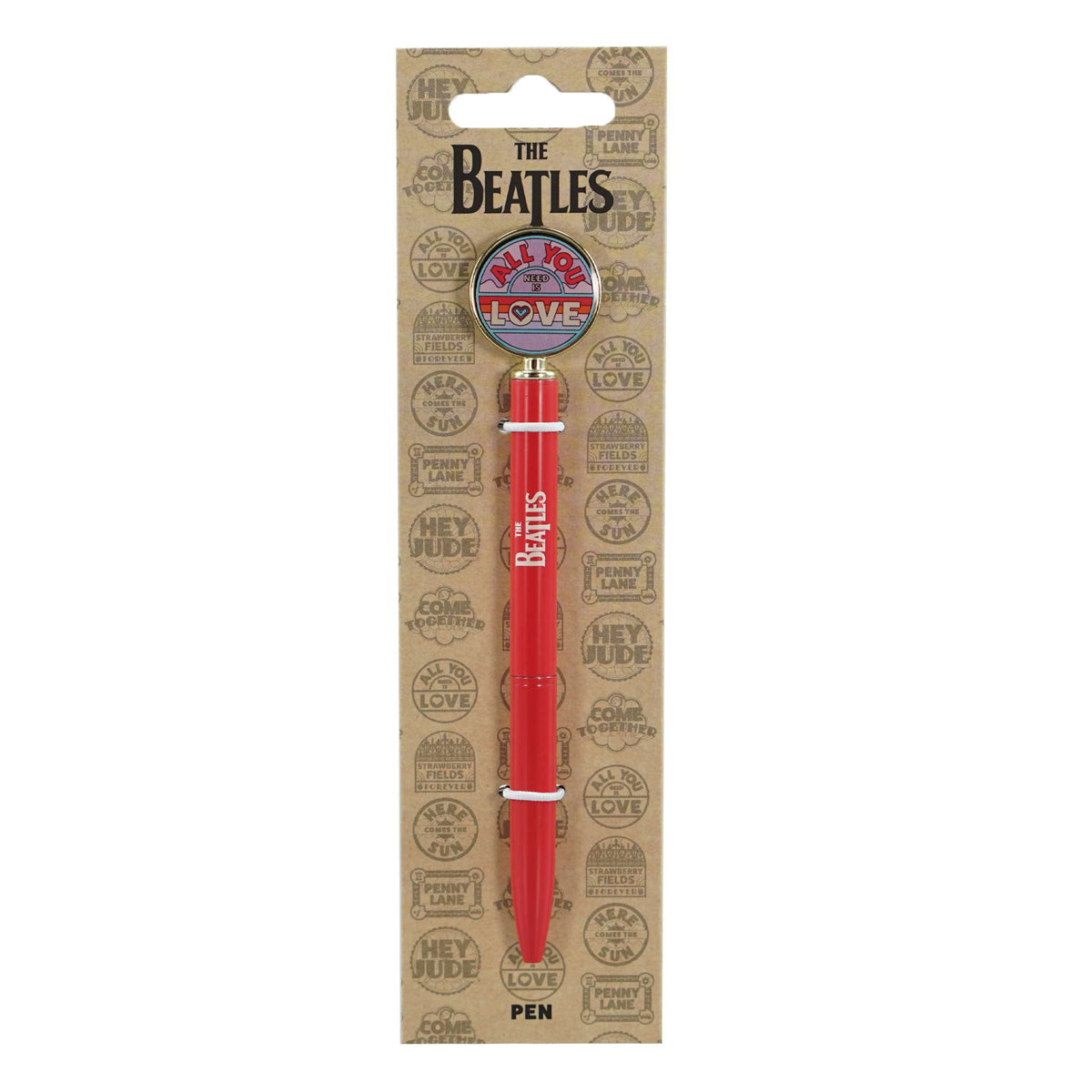 The Beatles All You Need Is Love Metal Ballpoint Pen