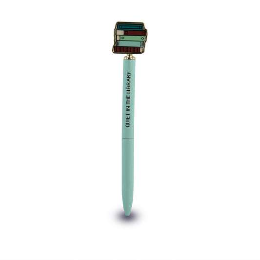 Pen Metal 2D Topper - Pulteney Press (Quiet In The Library)