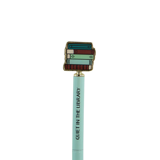 Pen Metal 2D Topper - Pulteney Press (Quiet In The Library)