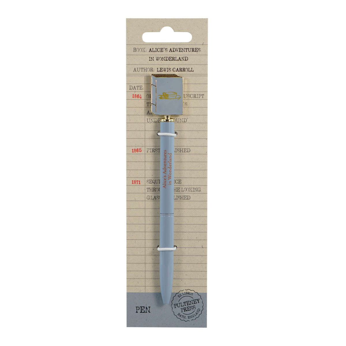 Pen Metal 2D Topper - Pulteney Press (Alice In Wonderland)
