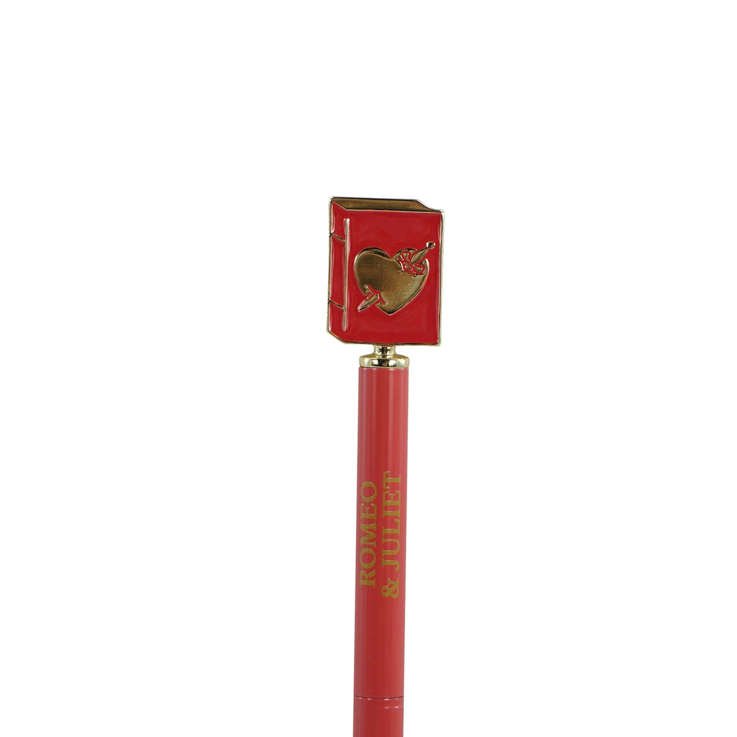 Shakespeare Romeo and Juliet Heart Topper Pen