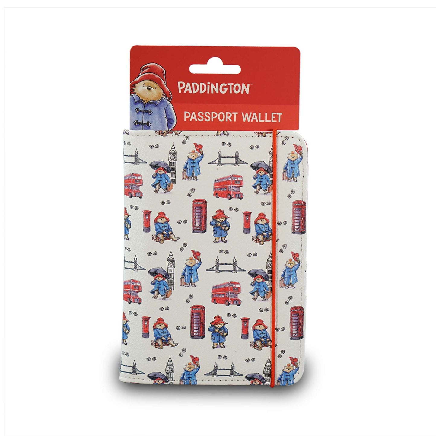Paddington Bear London Faux Leather Passport Wallet