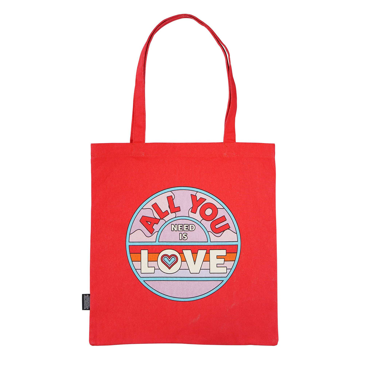 The Beatles All You Need Is Love Recycled Cotton Shopper Bag