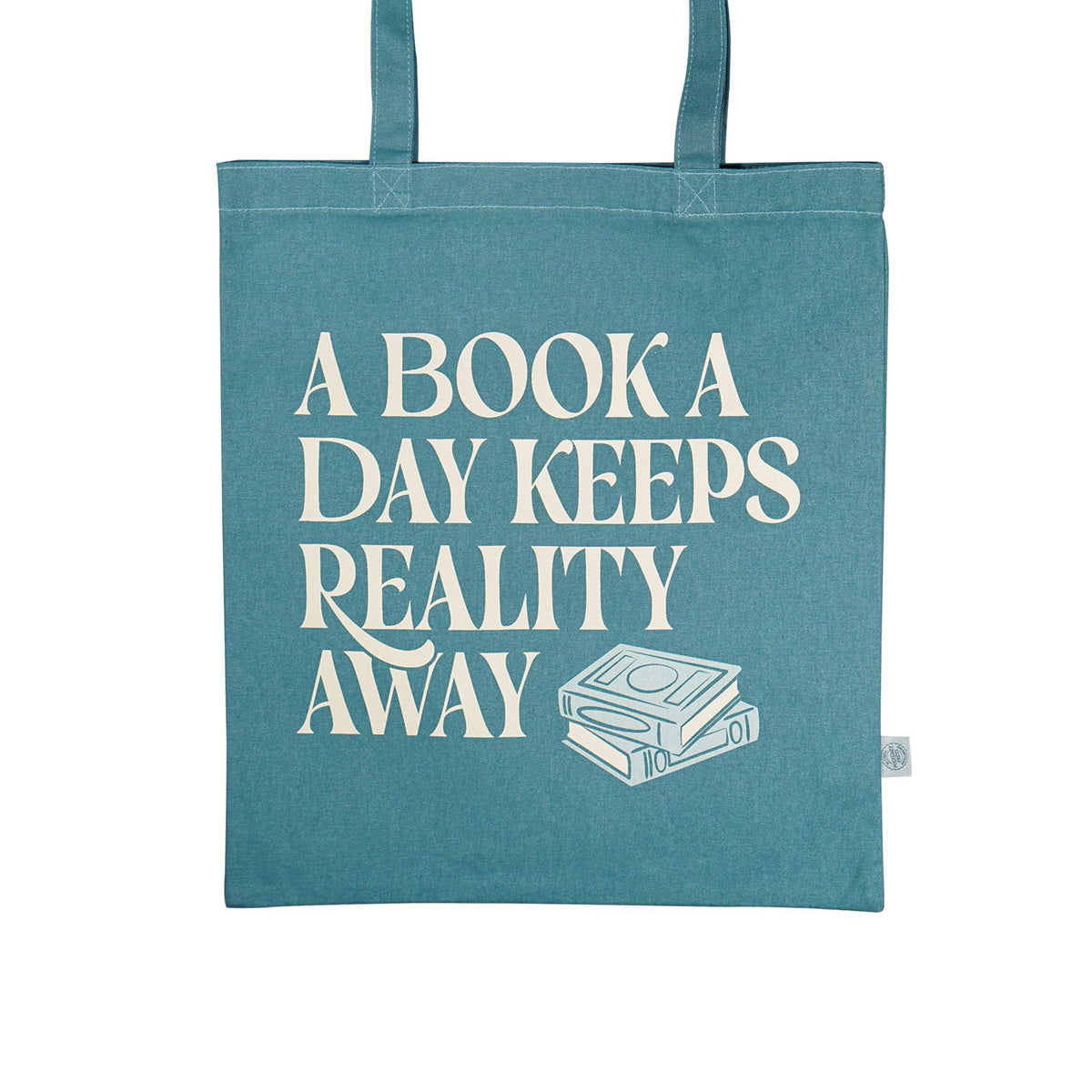 Shopper Recycled Cotton - A Book A Day Keeps Reality Away