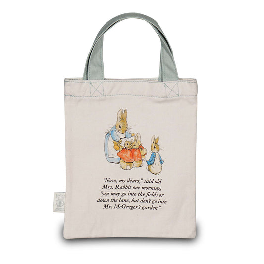 Small Tote Recycled Cotton - Peter Rabbit
