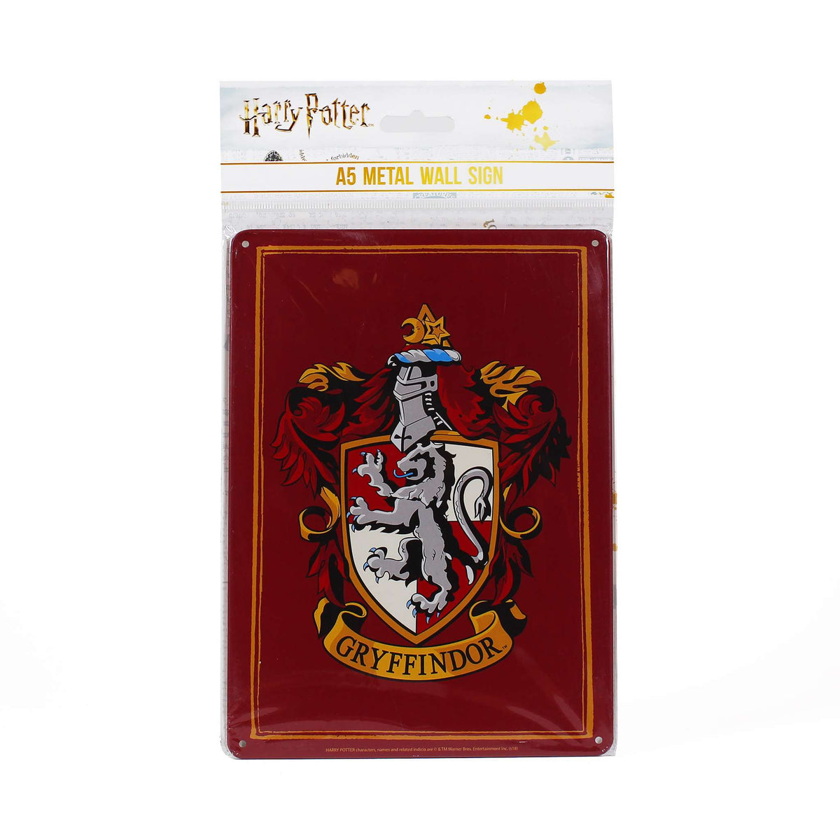 Harry Potter Gryffindor A5 Tin Sign