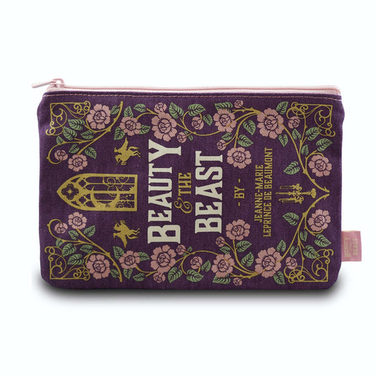 Beauty & the Beast Cotton Pouch 16cm x 24cm