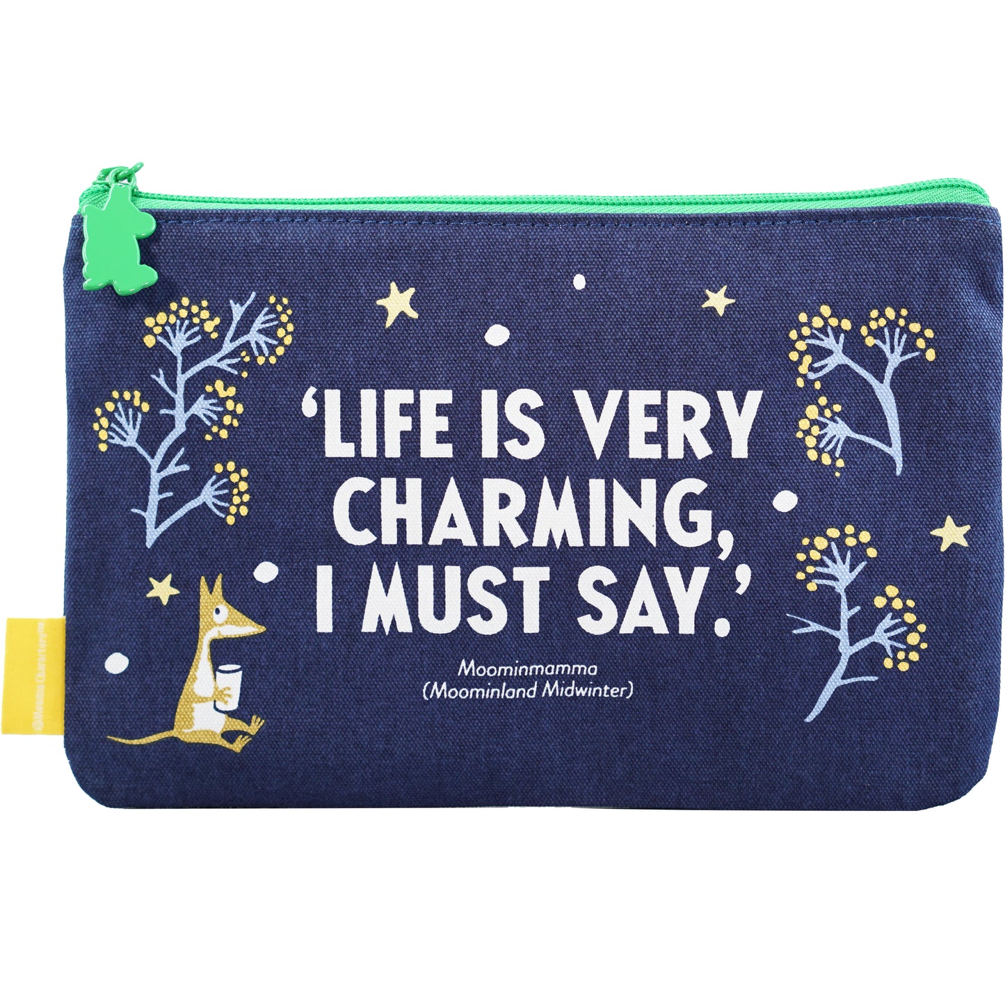 Pouch Cotton (16cm x 24cm) - Moomin (First Snow)