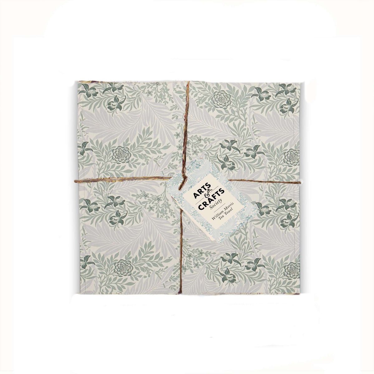 Tea Towel Recycled Cotton - ACS William Morris (Larkspur)