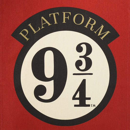 Harry Potter Platform 9 3/4 Recycled Cotton Tea Towel