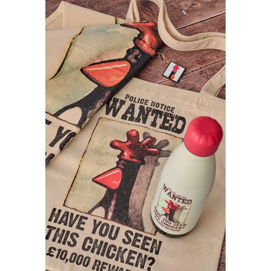 Wallace & Gromit Feathers McGraw Recycled Cotton Tea Towel