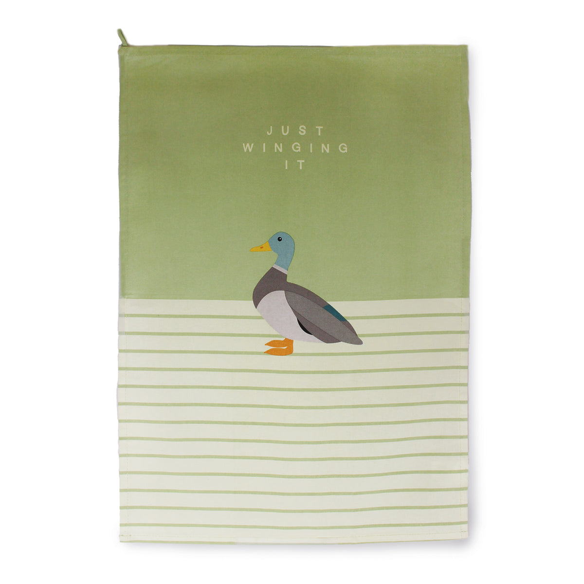 RSPB Mallard “Just Winging It” Recycled Cotton Tea Towel