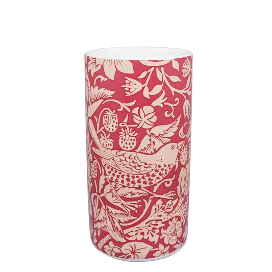 Vase Ceramic (14.5cm) - ACS William Morris (Raspberry)