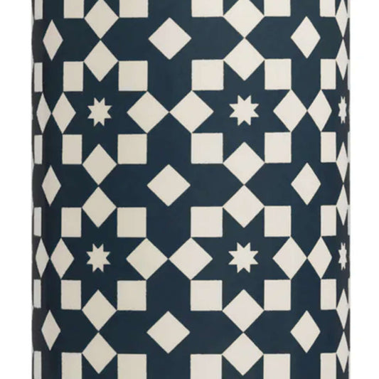 Shruti Designs Tiles Dark Blue Tall Vase