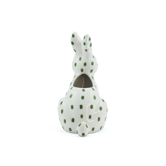 Vase Ceramic Shaped (13cm) - Woodland Folk (Hare)