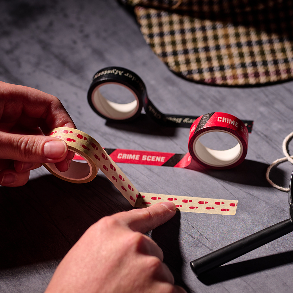 Murder Mystery Book Club Washi Tape Set - 3 Rolls