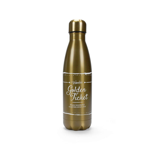 Roald Dahl Charlie Golden Ticket 500ml Metal Water Bottle
