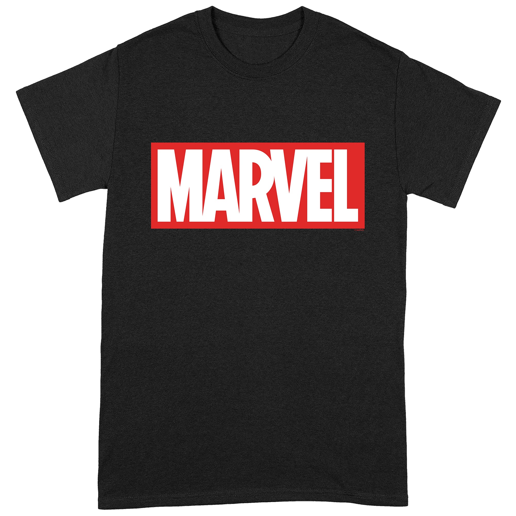 Fordeling kul trappe Marvel Logo Black T-Shirt | Half Moon Bay Shop