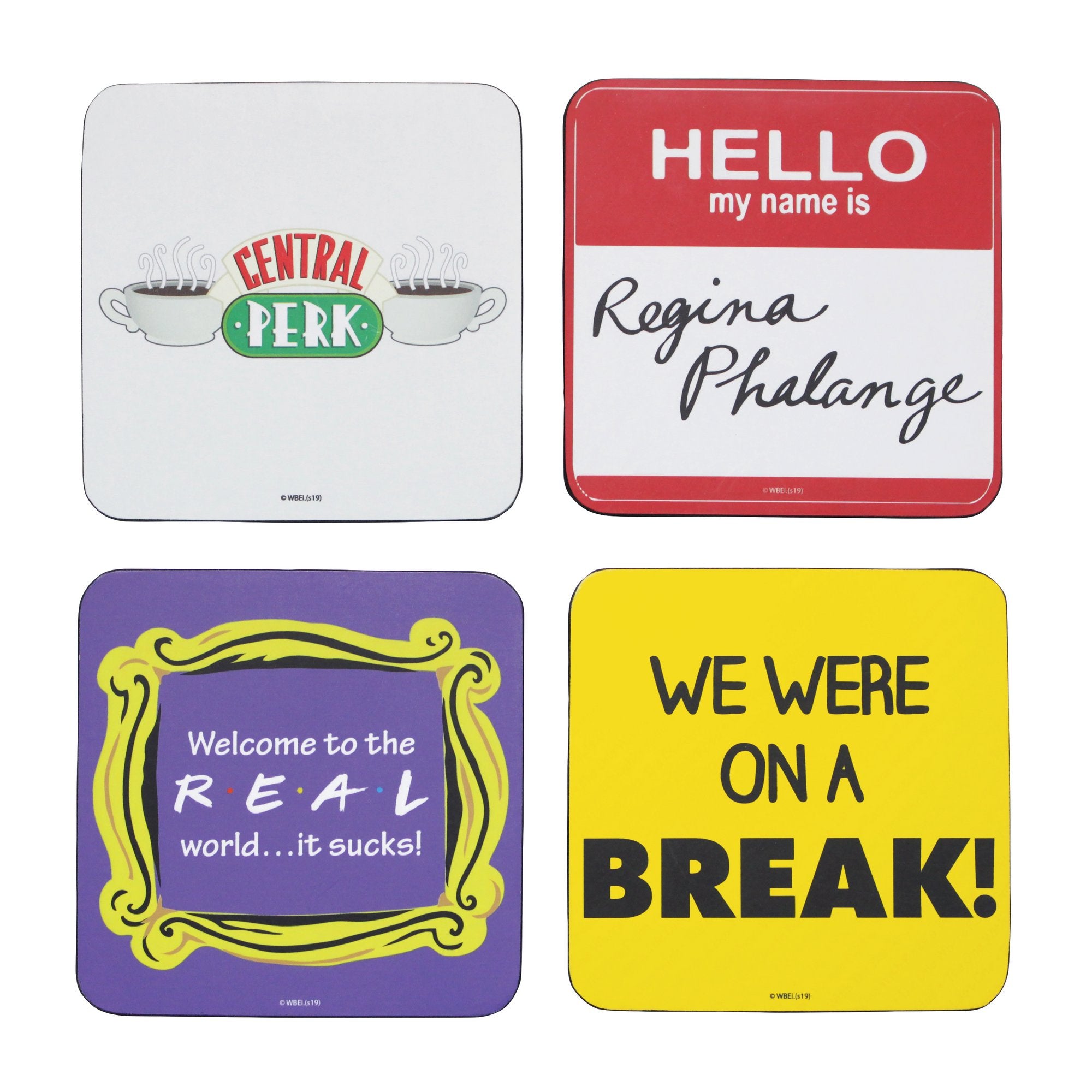 Friends Set of 4 Coasters - Quotes