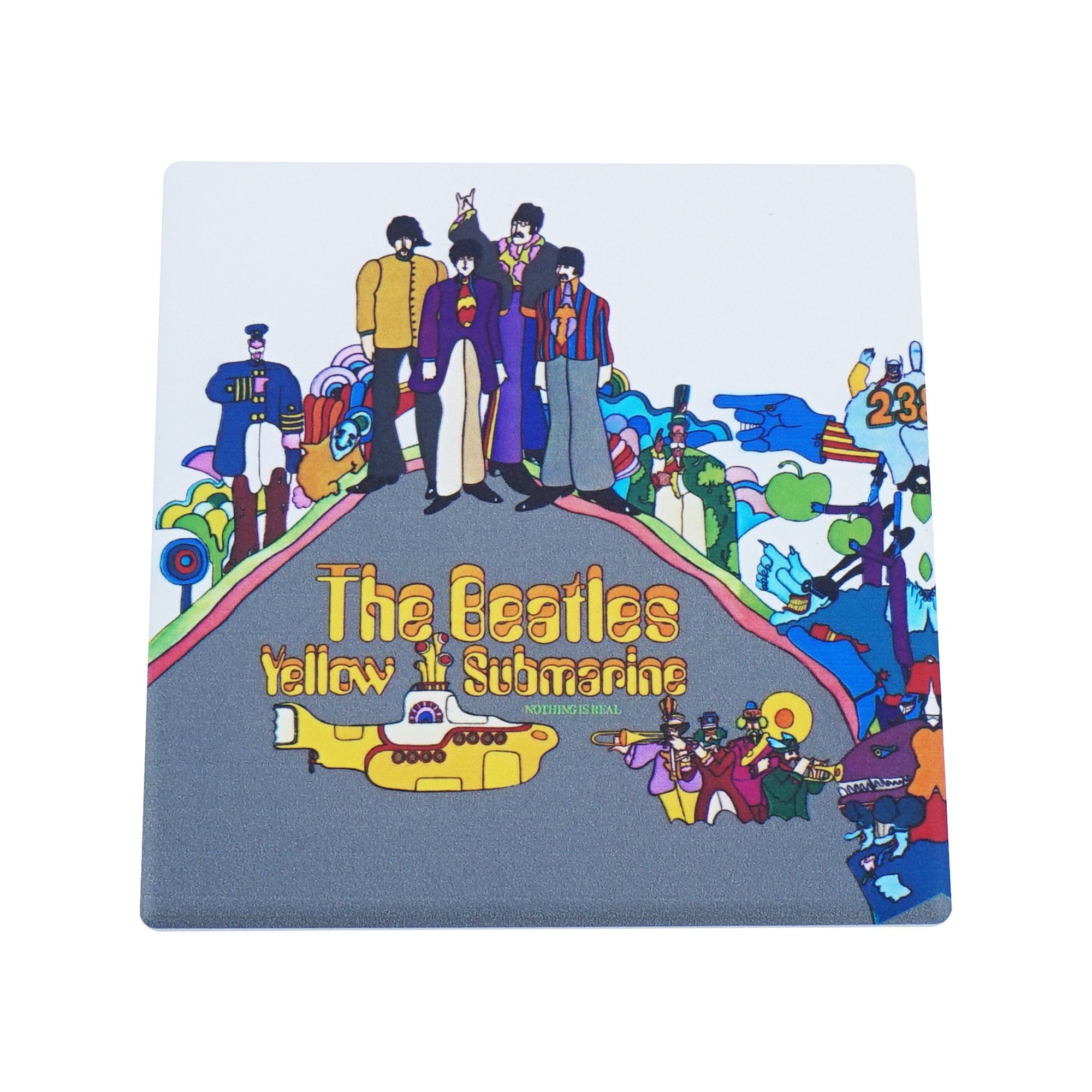 Coaster Single Ceramic Square - The Beatles (Yellow Sub)