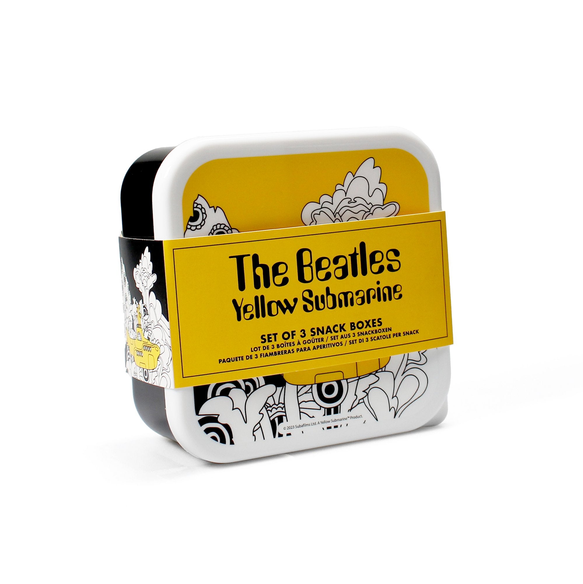 Snack Boxes Set of 3 - The Beatles (Yellow Submarine)