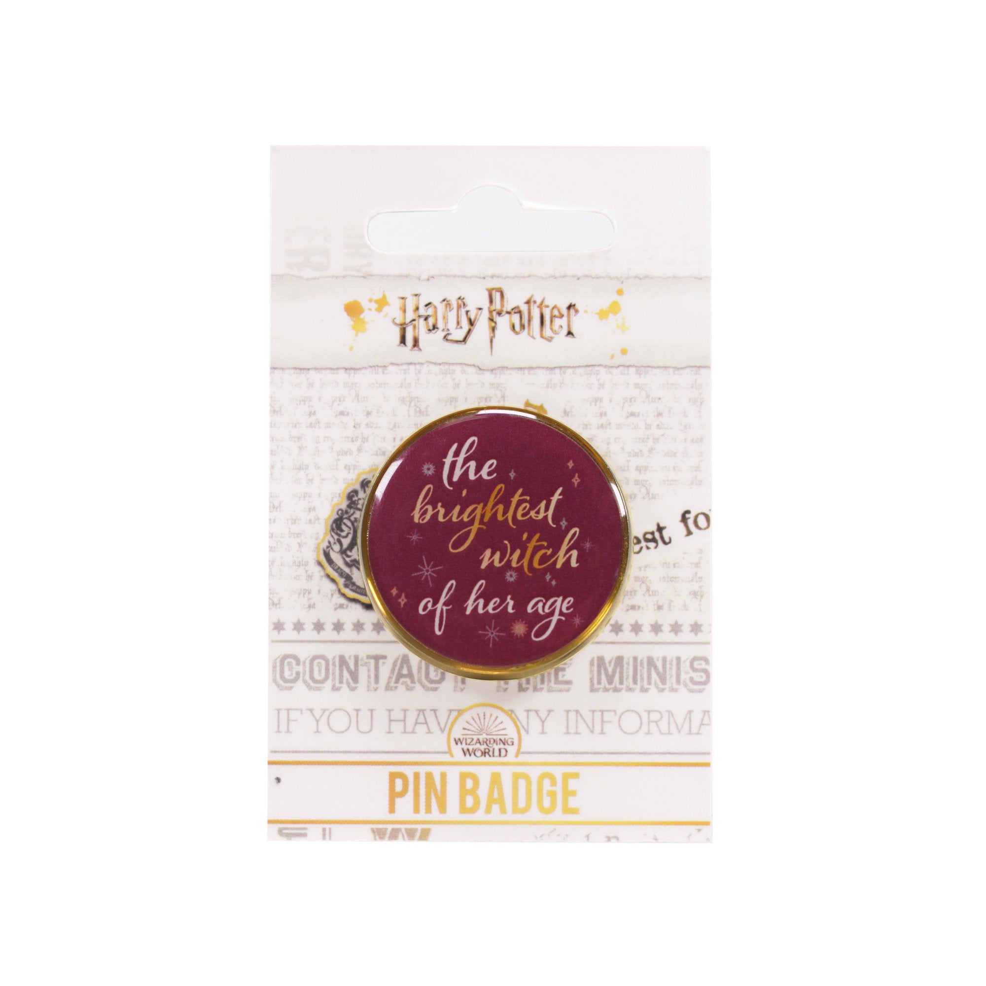 Harry Potter Pin Badge - Hermione Granger