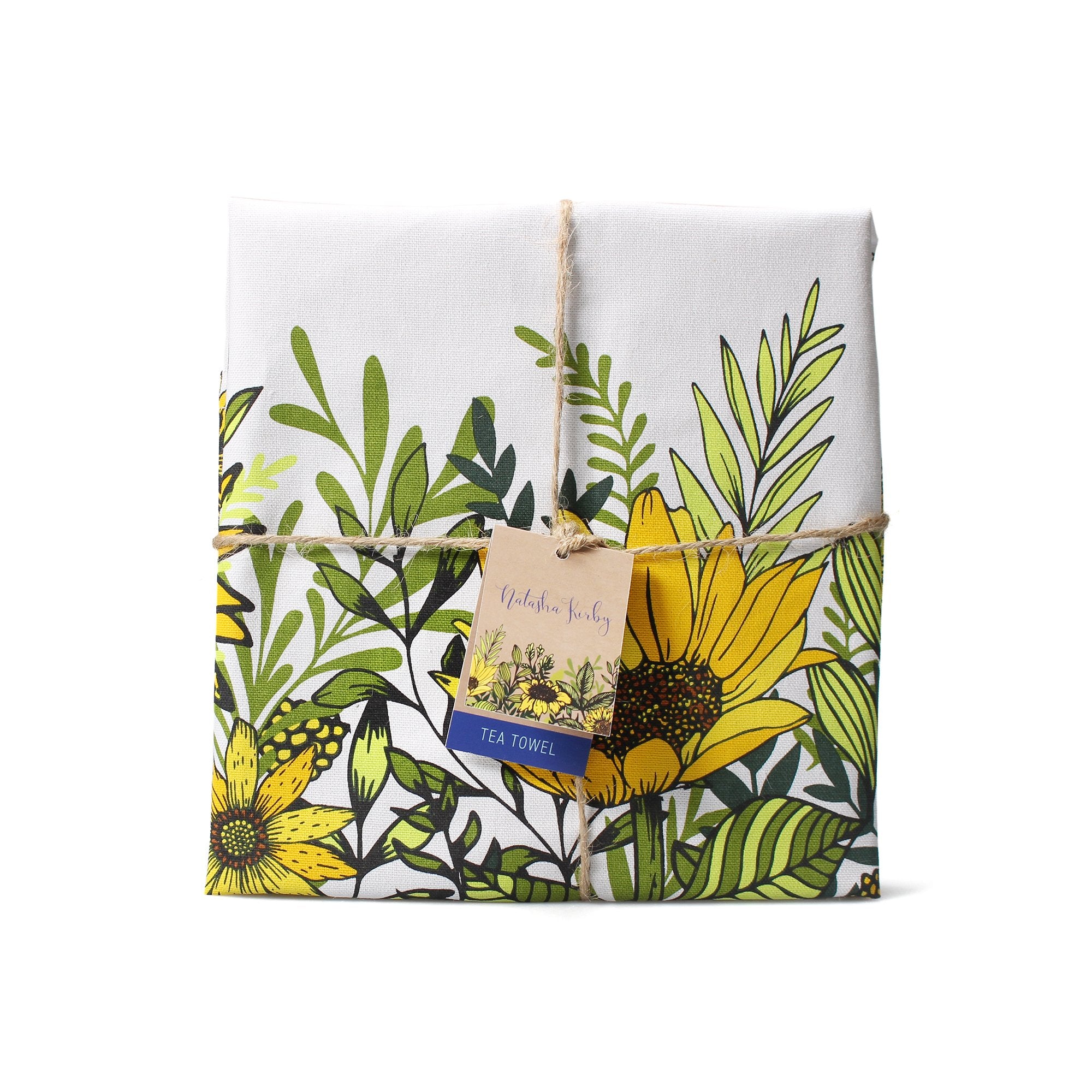 Tea Towel (Recycled Cotton) - Natasha Kirby (Grow)