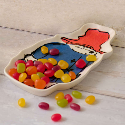 Paddington Bear Shaped Ceramic Trinket Dish