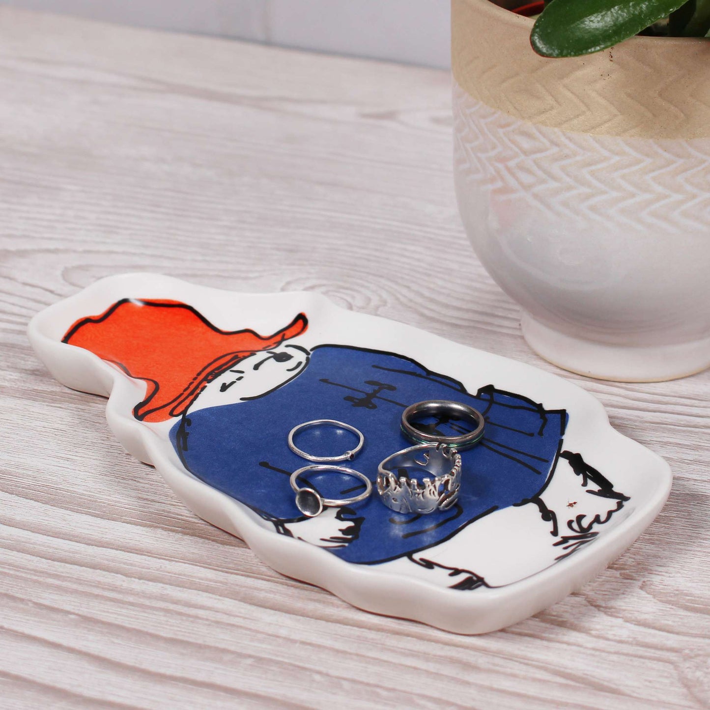 Paddington Bear Shaped Ceramic Trinket Dish