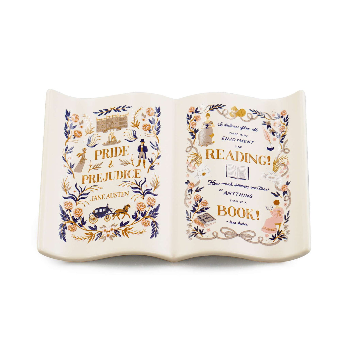 Jane Austen Pride & Prejudice 15cm Book Trinket Dish
