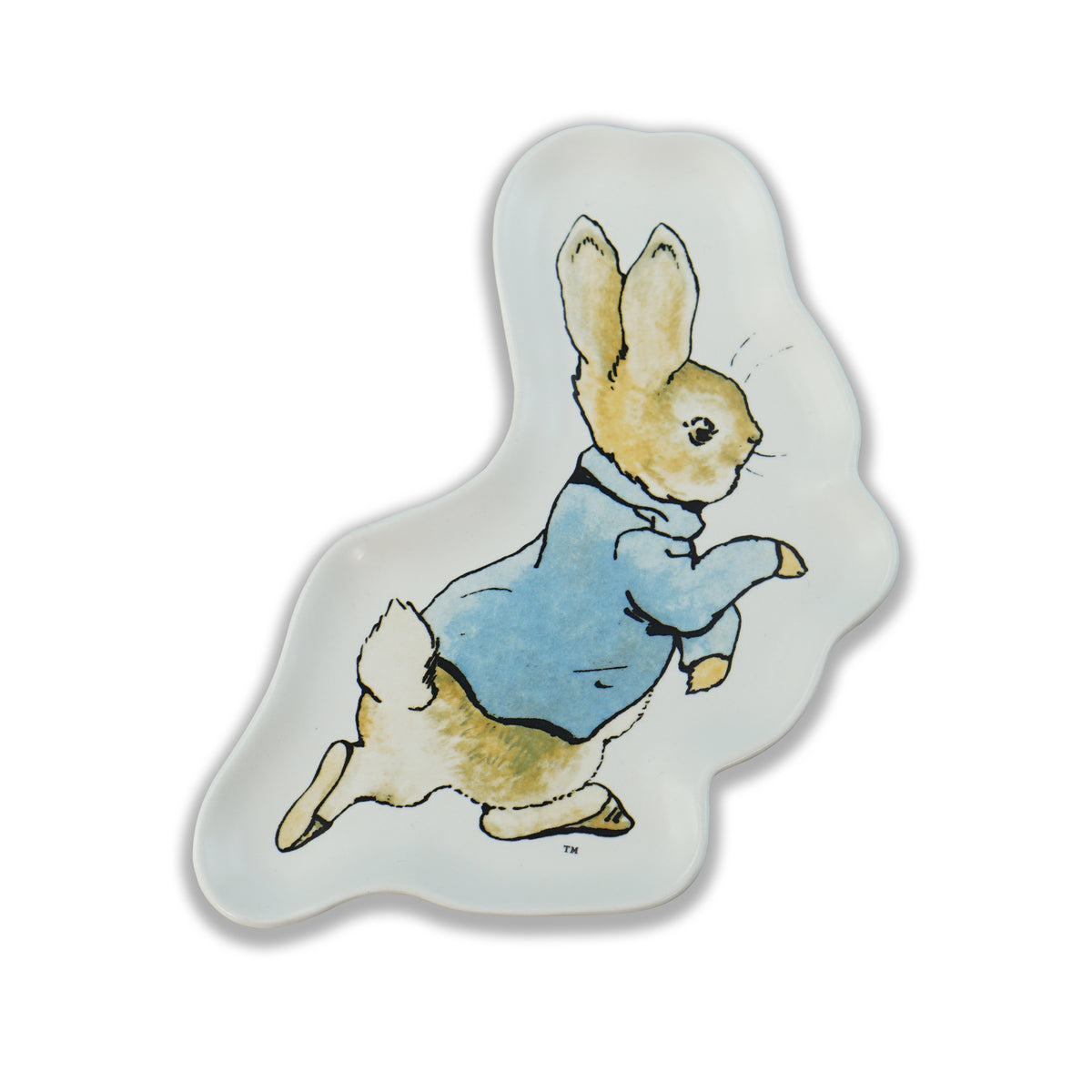 Peter Rabbit Running Shaped Ceramic Trinket Dish
