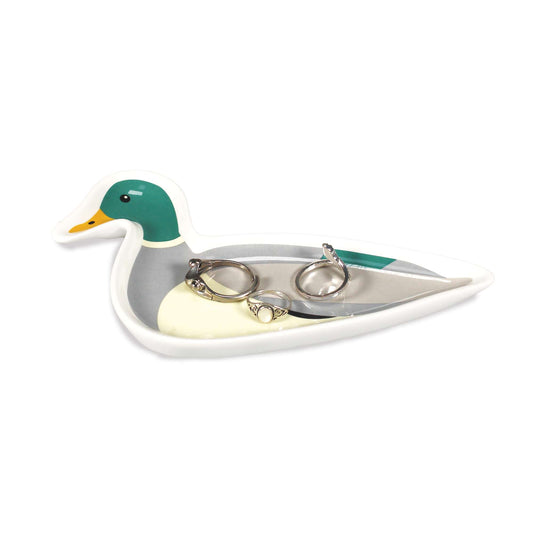 RSPB Mallard Ceramic Trinket Dish - 16cm