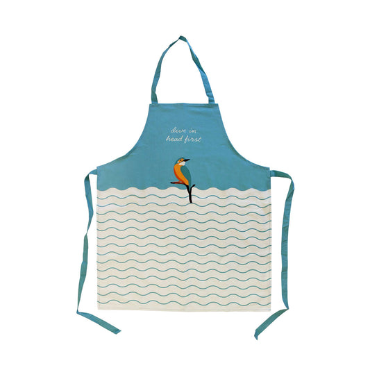 Apron Recycled Cotton - RSPB (Kingfisher)