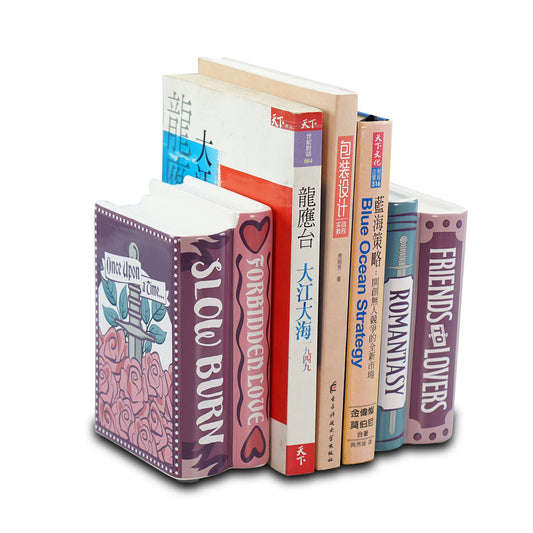 Romantasy Bookends Shaped Set of 2 Boxed From Pulteney Press