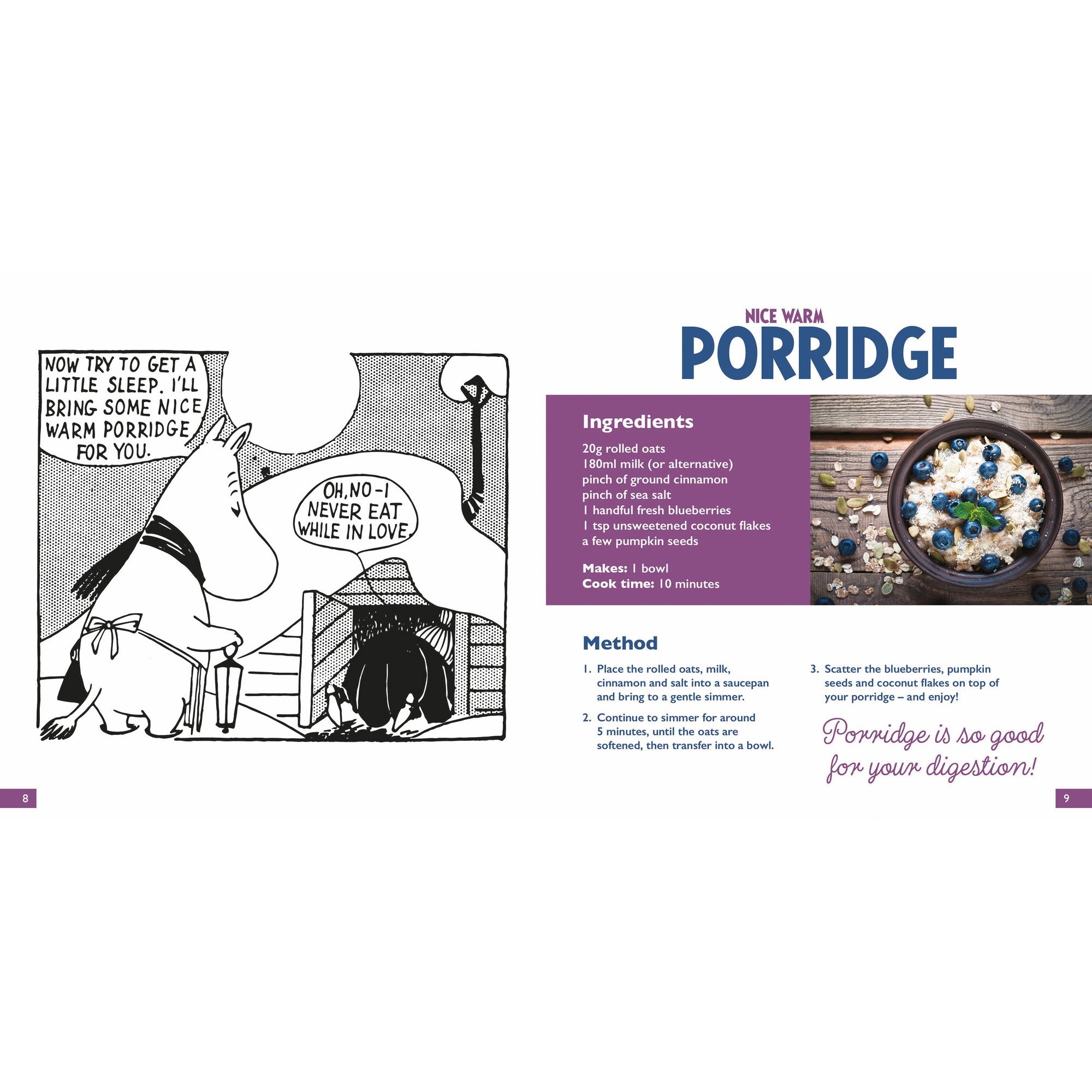 Giftbook Square 64pp - Moomin (Comfort Food)