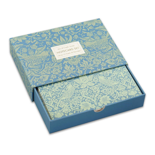 Boxed Set 12 cards and envelopes - Rasp / Sage