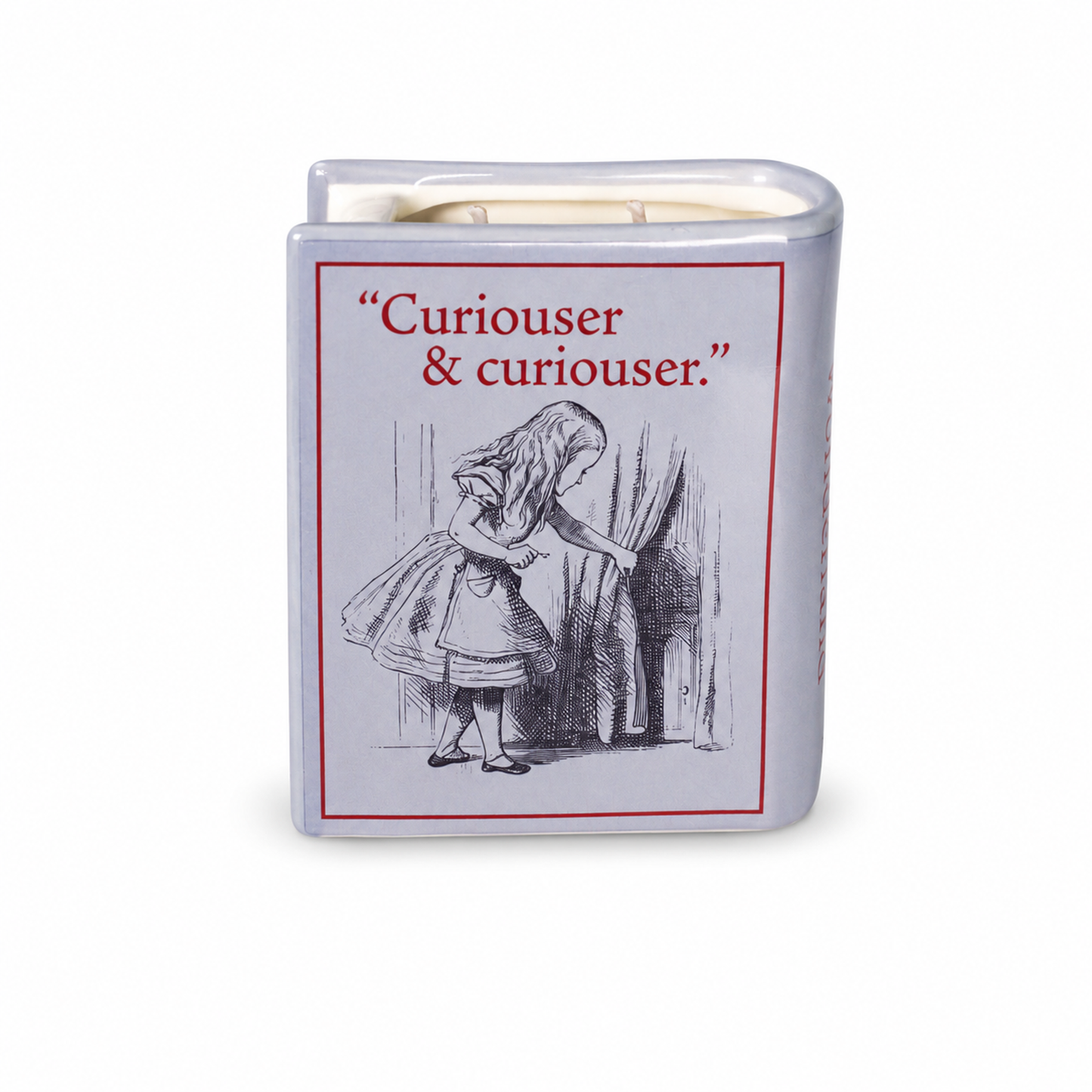 Book Candle (10cm) - Alice's Adventures in Wonderland