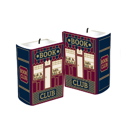 Book Candle (10cm) - Pulteney Press (Book Club)