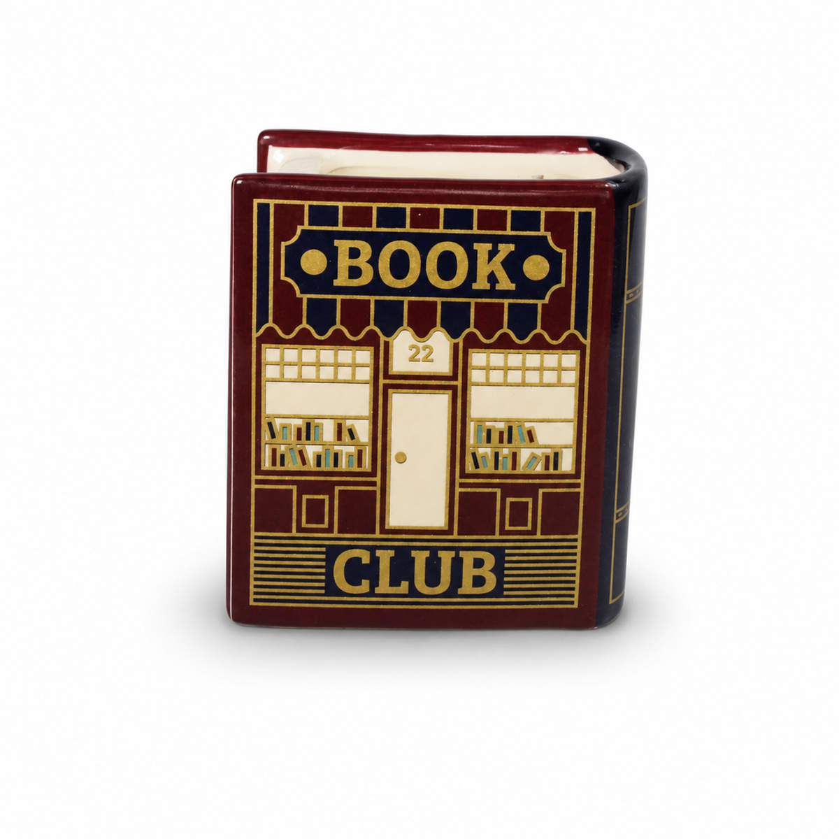 Book Candle (10cm) - Pulteney Press (Book Club)