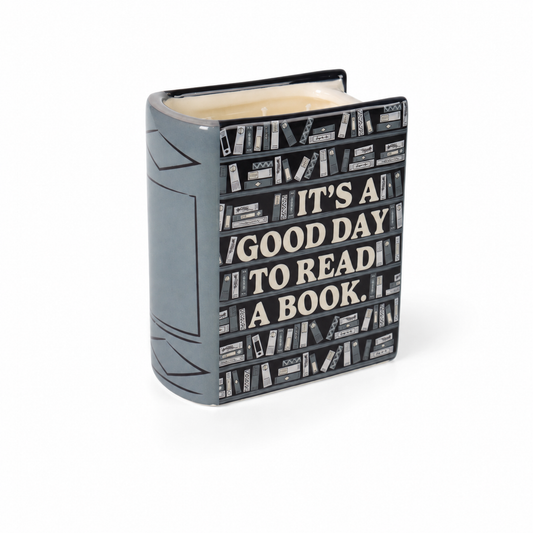 Book Candle (10cm) - Pulteney Press (Good Day)