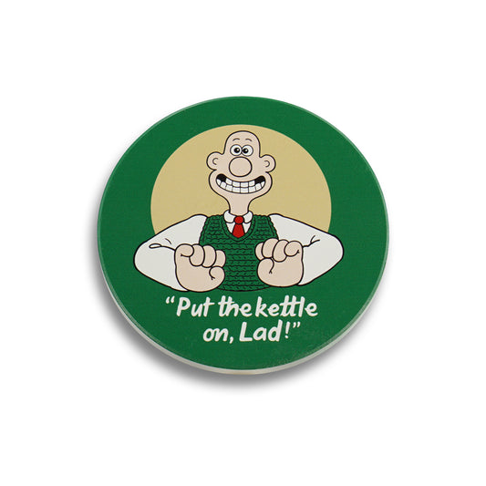 Coaster Ceramic Round - Wallace & Gromit (Wallace)