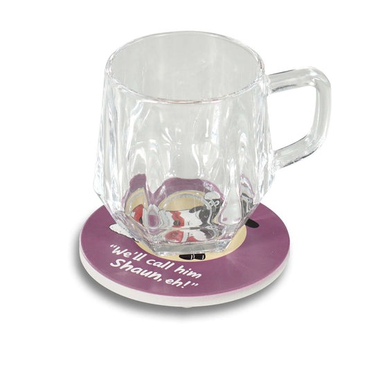 Coaster Ceramic Round - Wallace & Gromit (Shaun)