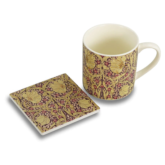 Coaster Ceramic Square - ACS William Morris (Pimpernel)