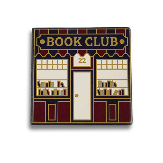 Coaster Ceramic Square - Pulteney Press (Book Club)